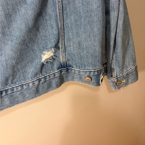 100% Cotton Old Navy Light Blue Denim Jacket - Picture 4 of 9